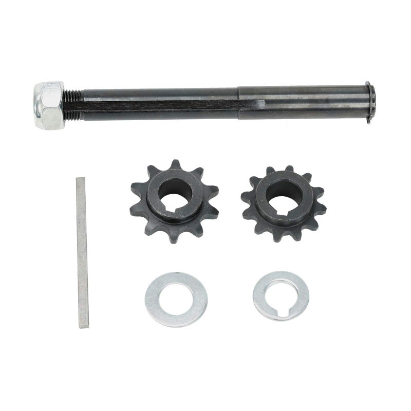 Fekuar Go Kart Torque Converter Jackshaft, Key, Nut, etc.TAV 2 Type, 40/41 & #35 Gears for Mini-Bike - Image 2